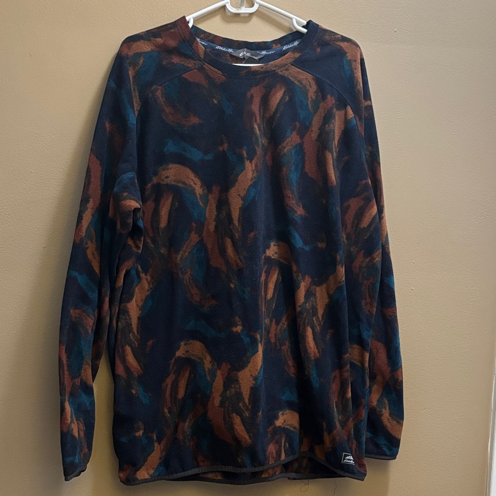 Eddie Bauer Multicolor Abstract Men's Shirt